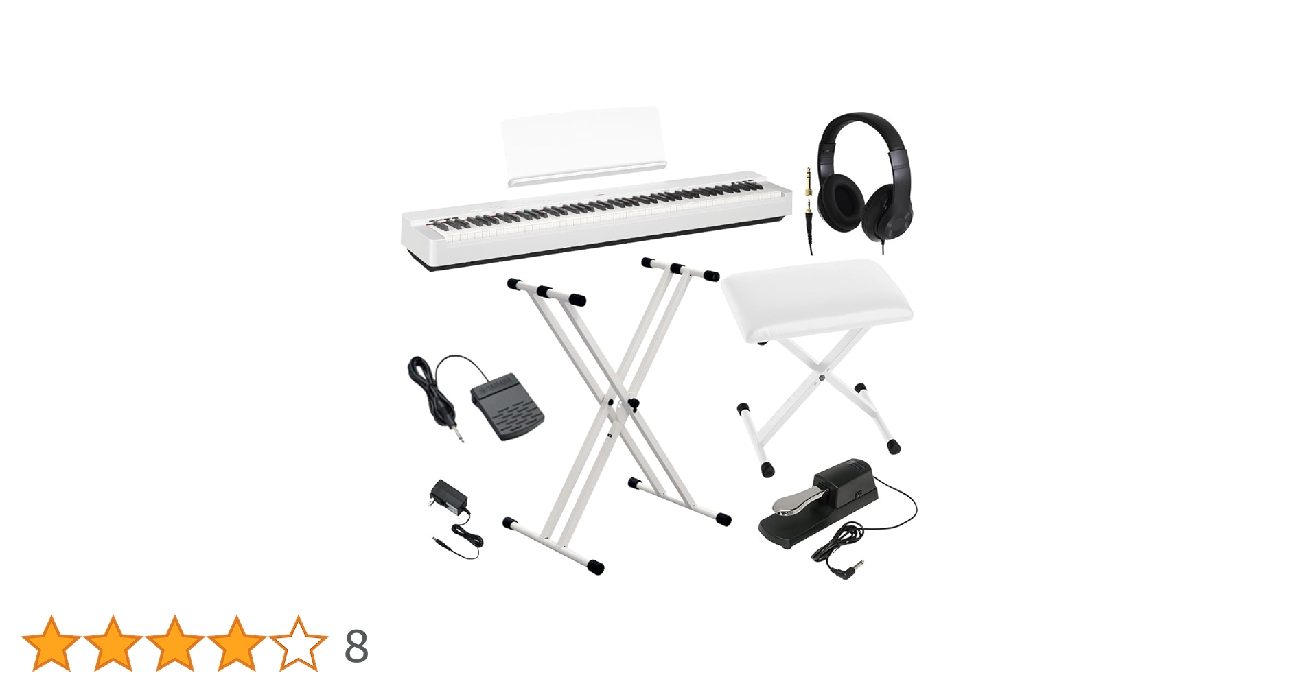 YAMAHA P225BヘッドホンXスタンドXイスダンパーペダルセットまい 51qFJxvC+aL.jpg_BO30,255,255,